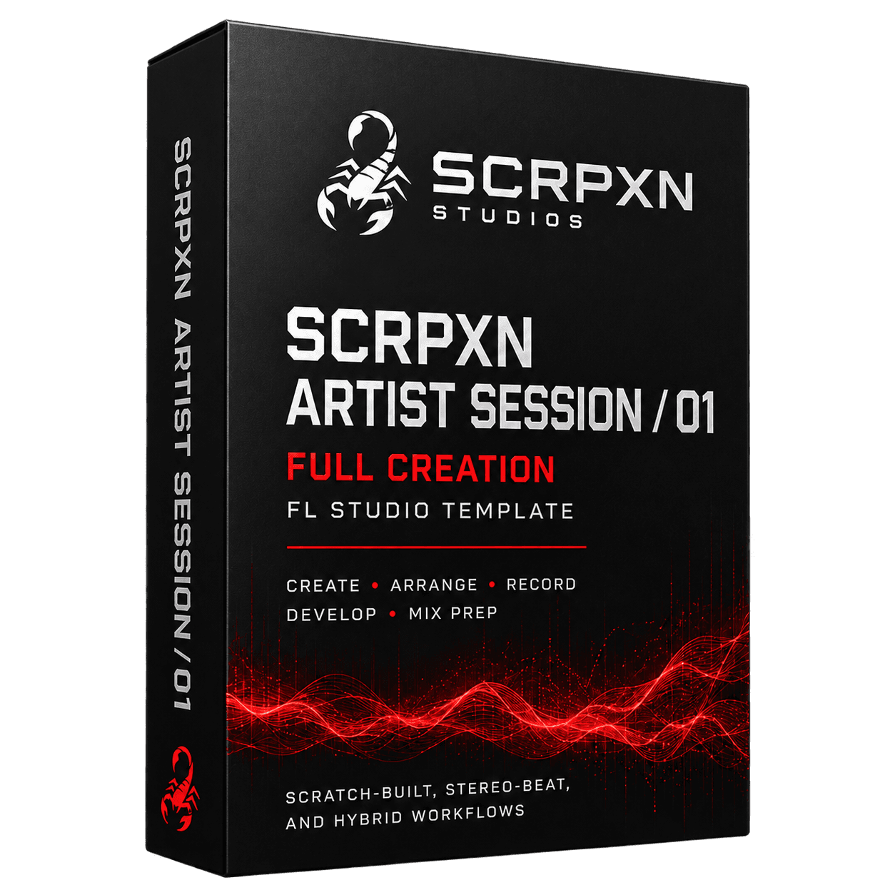 SCRPXN Artist Session / 01: Full Creation FL Studio template
